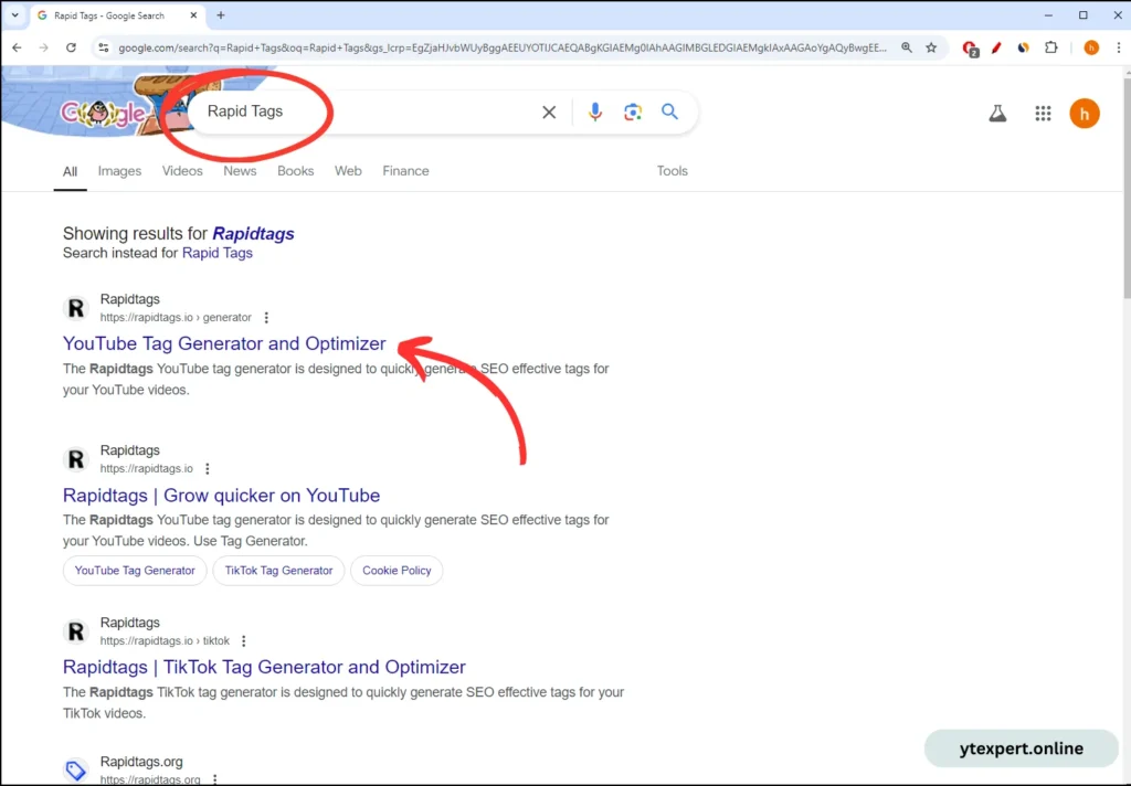 go to google and search rapid tags