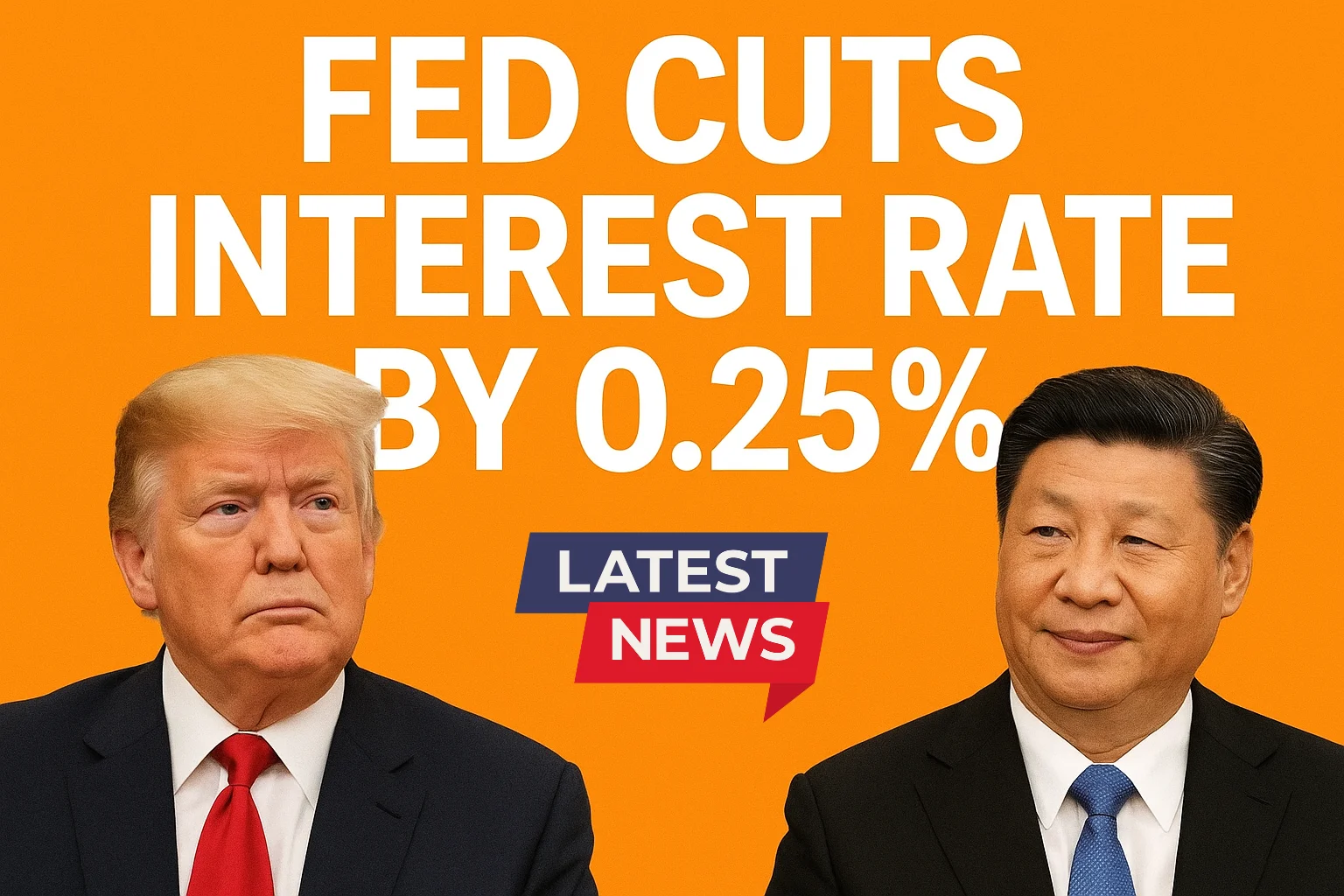 Fed Cuts Interest Rate by 0.25% as Trump Meets Xi Jinping
